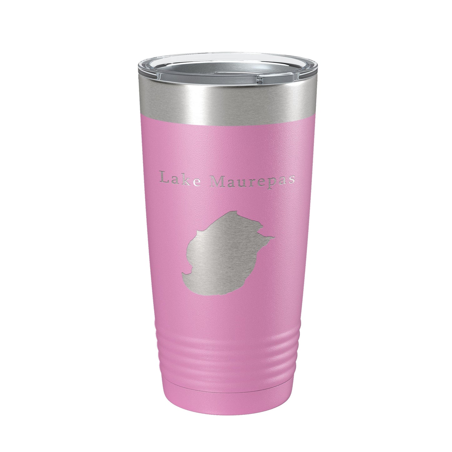 Lake Maurepas Map Tumbler Travel Mug Insulated Laser Engraved Coffee Cup Louisiana 20 oz-14