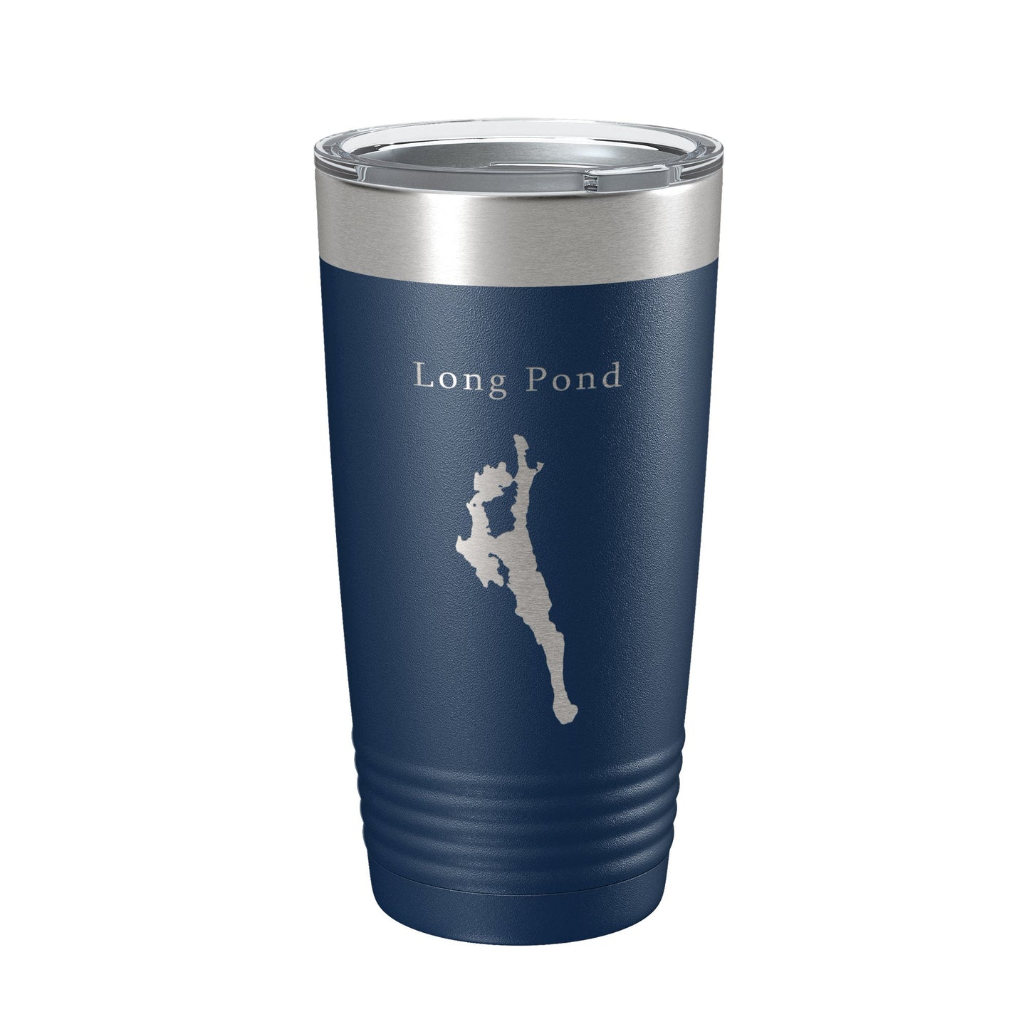 Long Pond Tumbler Lake Map Travel Mug Insulated Laser Engraved Coffee Cup Acadia Maine 20 oz-8