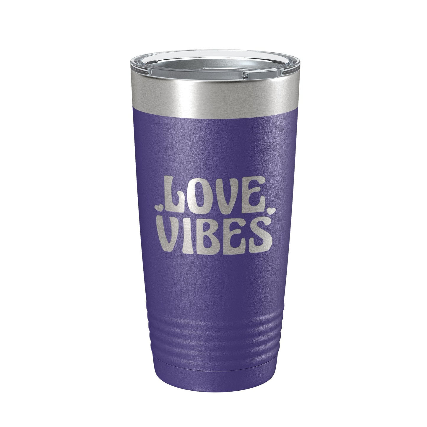 Love Vibes Tumbler Valentine's Day Travel Mug Gift Insulated Laser Engraved Coffee Cup 20 oz-15