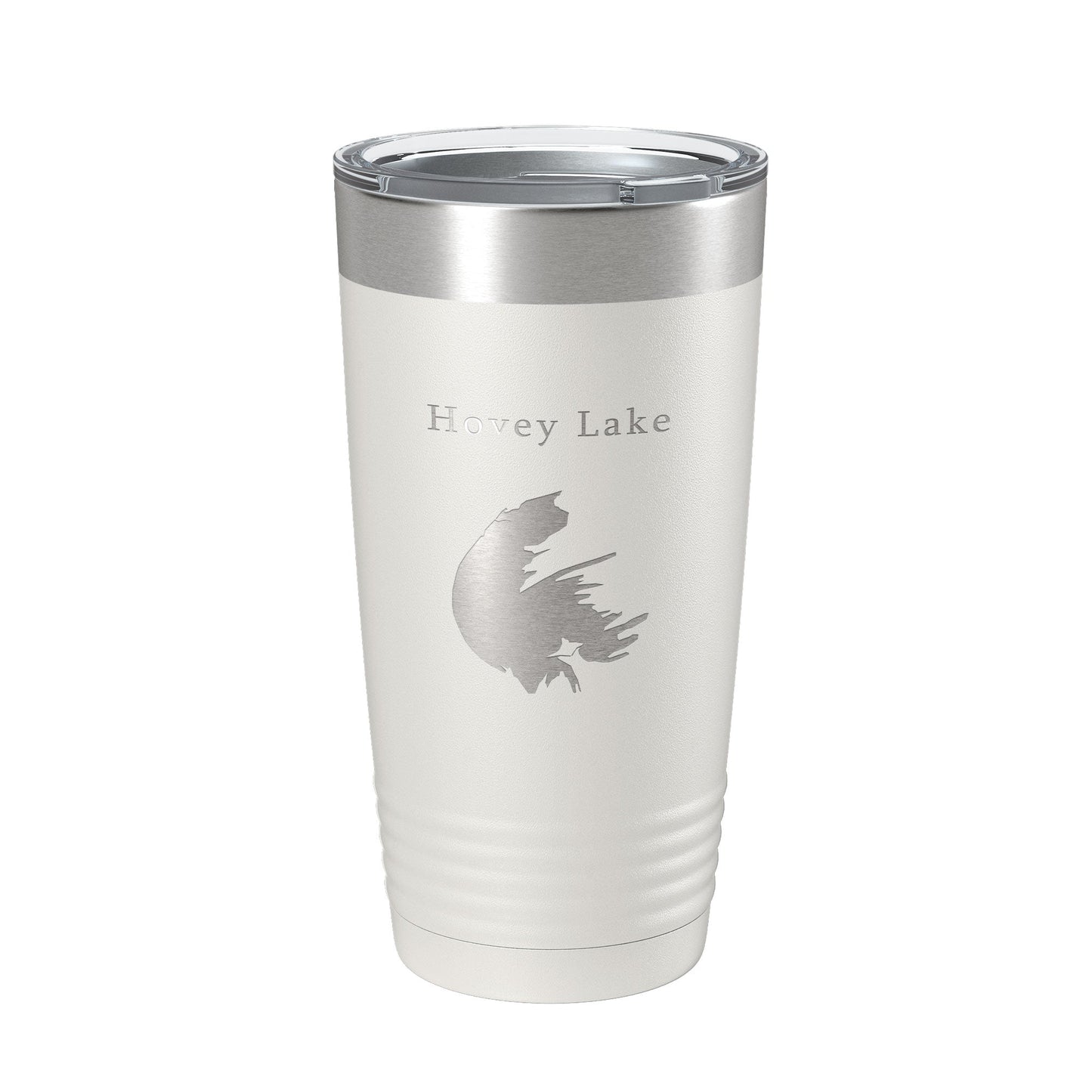 Hovey Lake Map Tumbler Travel Mug Insulated Laser Engraved Coffee Cup Ohio River Indiana 20 oz-7