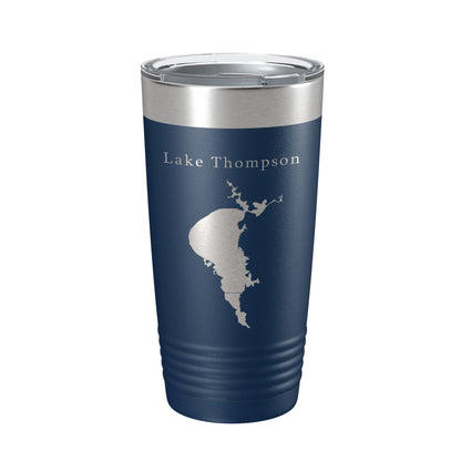 Lake Thompson Map Tumbler Travel Mug Insulated Laser Engraved Coffee Cup South Dakota 20 oz-2