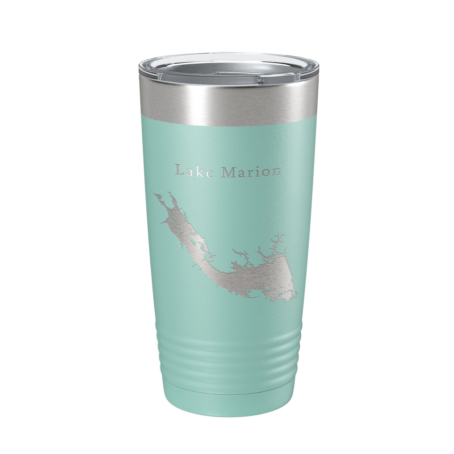 Lake Marion Map Tumbler Travel Mug Insulated Laser Engraved Coffee Cup South Carolina 20 oz-12