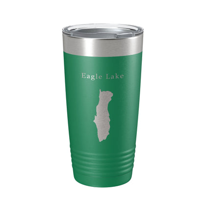 Eagle Lake Map Tumbler Travel Mug Insulated Laser Engraved Coffee Cup Acadia Maine 20 oz-9