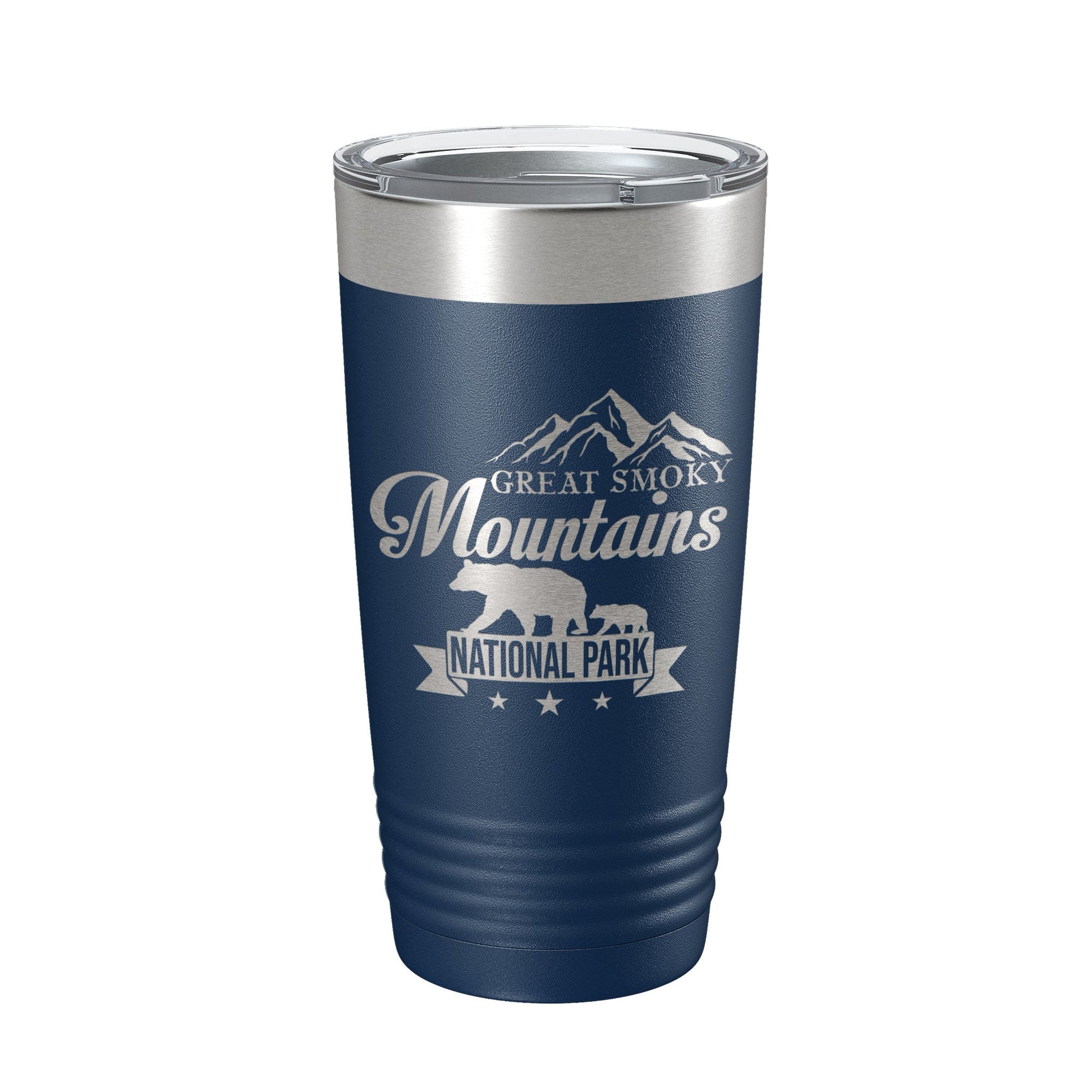 Great Smoky Mountains National Park Bear Tumbler GSMNP Travel Mug Gift Insulated Laser Engraved Coffee Cup 20 oz-2