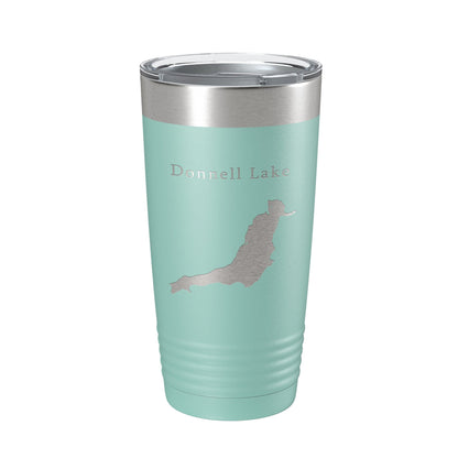 Donnell Lake Map Tumbler Travel Mug Insulated Laser Engraved Coffee Cup California 20 oz-12
