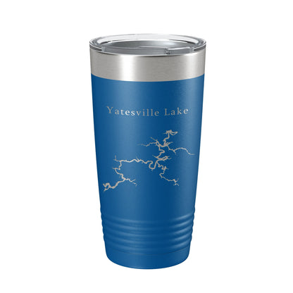 Yatesville Lake Map Tumbler Travel Mug Insulated Laser Engraved Coffee Cup Kentucky 20 oz-6