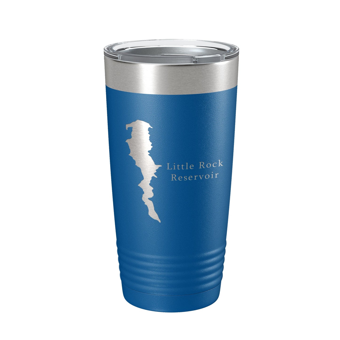 Little Rock Reservoir Tumbler Lake Map Travel Mug Insulated Laser Engraved Coffee Cup California 20 oz-6