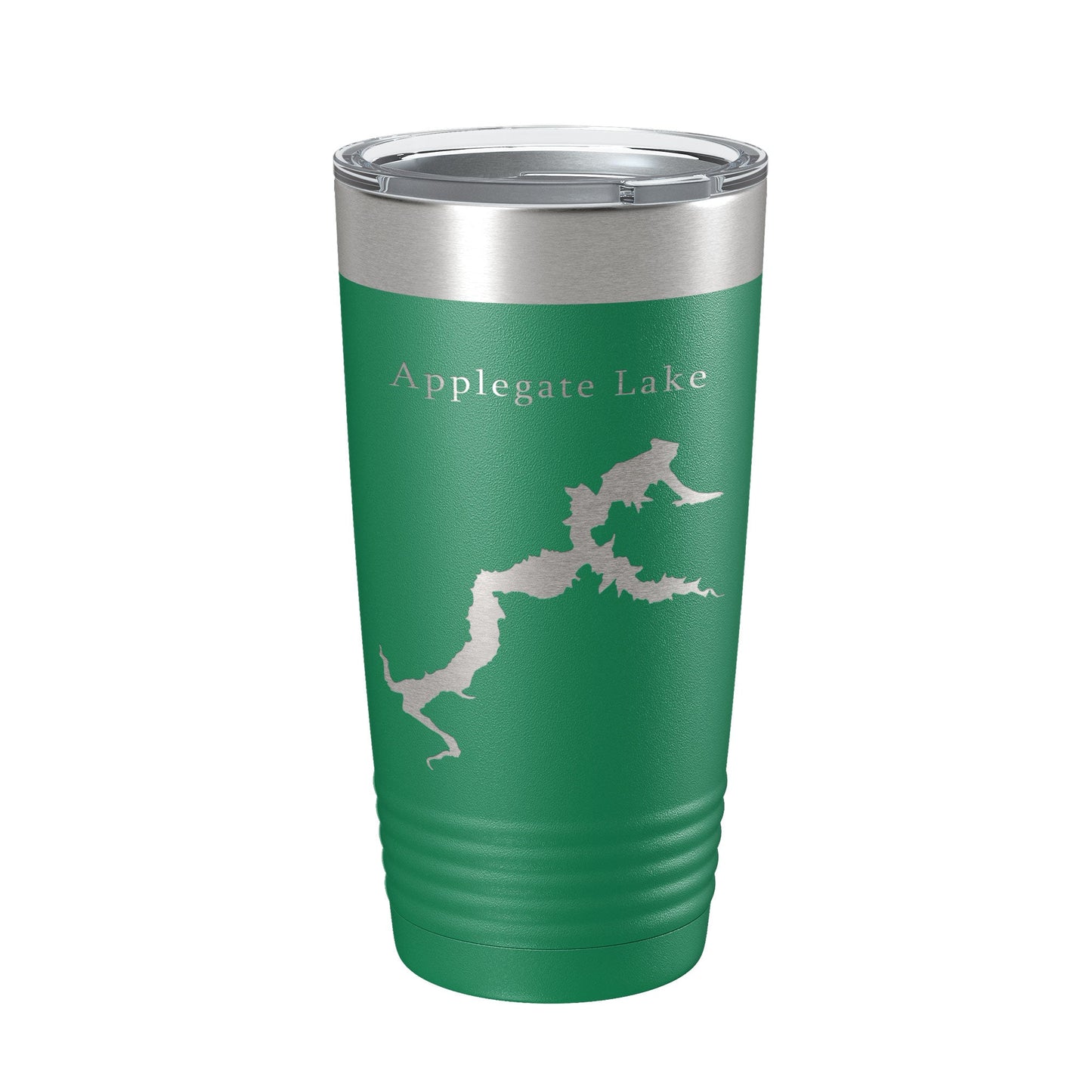 Applegate Lake Map Tumbler Travel Mug Insulated Laser Engraved Coffee Cup Oregon 20 oz-9