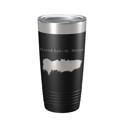 Grand Lake St. Marys Map Tumbler Travel Mug Insulated Laser Engraved Coffee Cup Ohio 20 oz-5