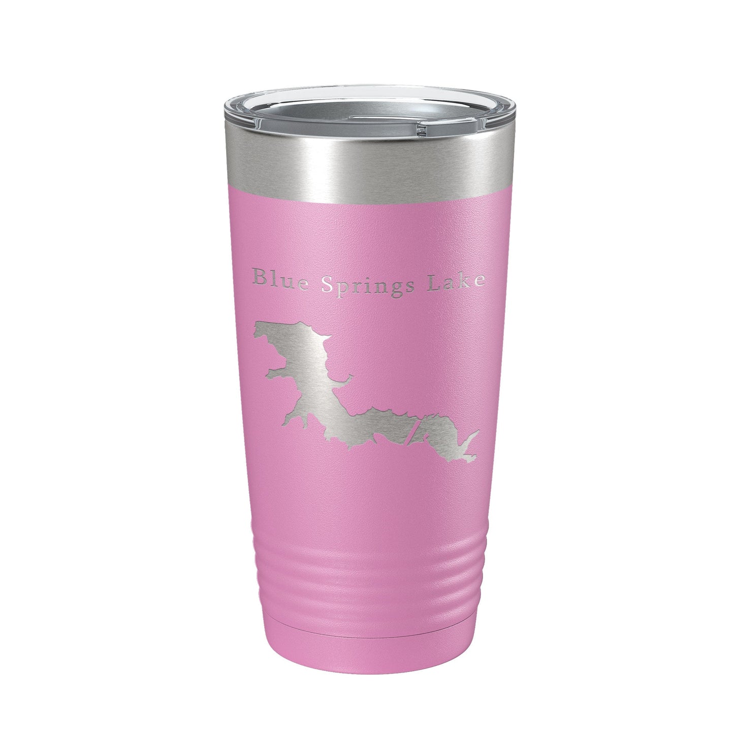 Blue Springs Lake Map Tumbler Travel Mug Insulated Laser Engraved Coffee Cup Missouri 20 oz-14