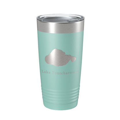 Lake Pontchartrain Map Tumbler Travel Mug Insulated Laser Engraved Coffee Cup New Orleans, Louisiana 20 oz-12