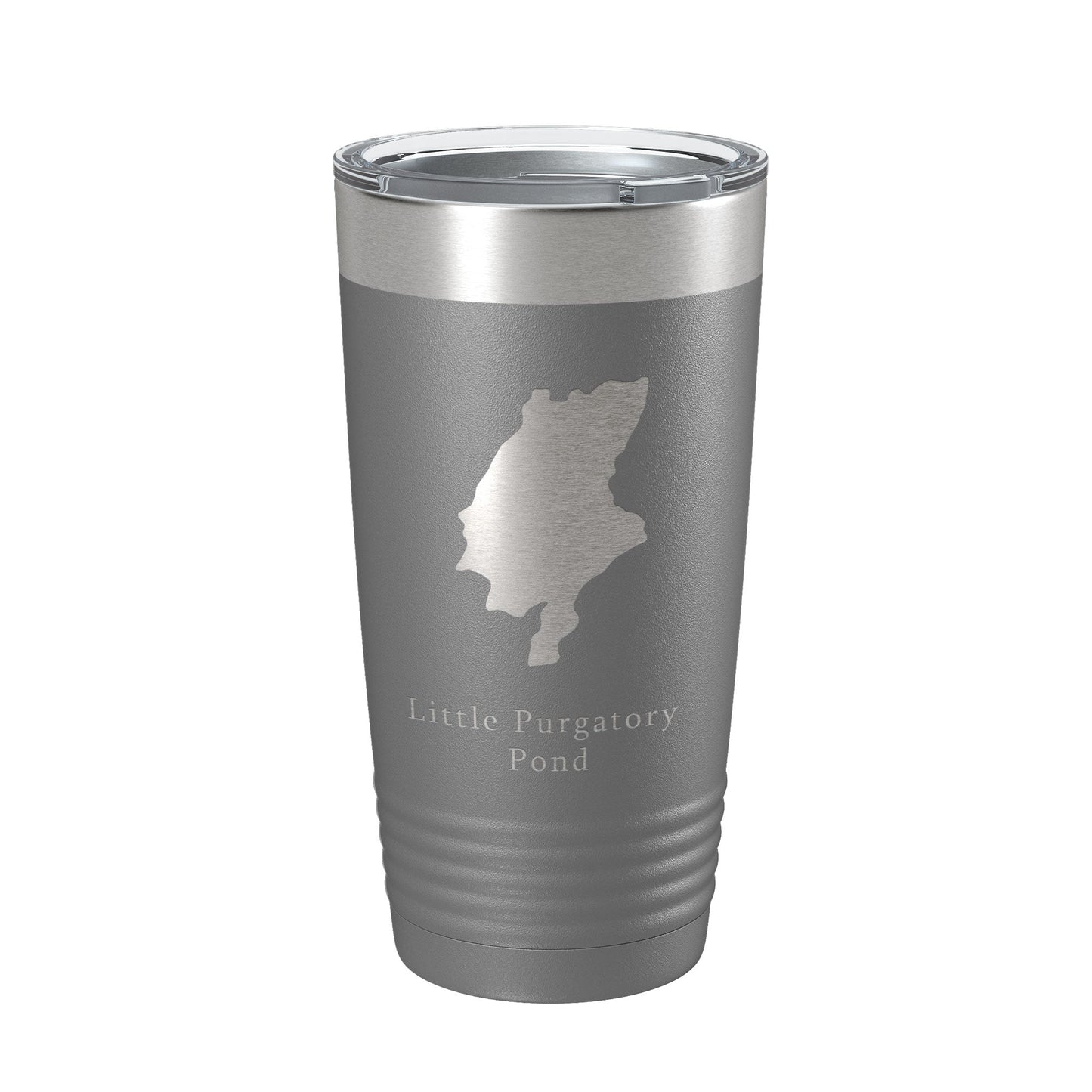 Little Purgatory Pond Tumbler Lake Map Travel Mug Insulated Laser Engraved Coffee Cup Maine 20 oz-16
