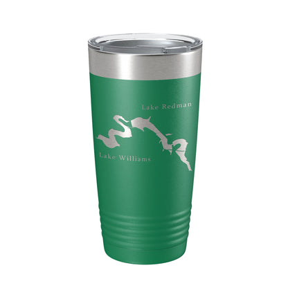 Lakes Redman & Williams Map Tumbler Travel Mug Insulated Laser Engraved Coffee Cup Pennsylvania 20 oz-9