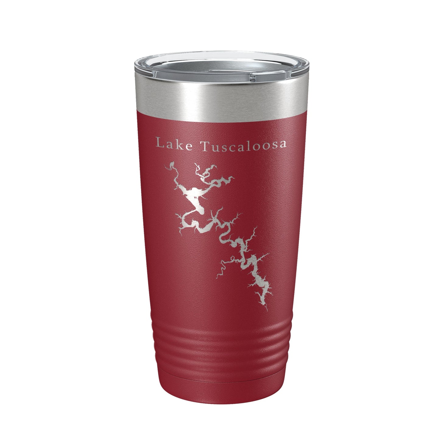 Lake Tuscaloosa Map Tumbler Travel Mug Insulated Laser Engraved Coffee Cup Alabama 20 oz-18