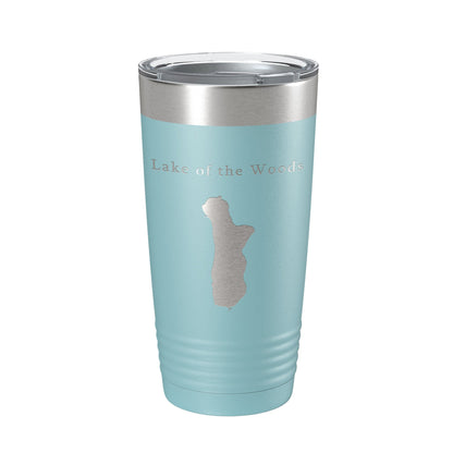 Lake of the Woods Map Tumbler Travel Mug Insulated Laser Engraved Coffee Cup Oregon 20 oz-13