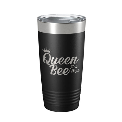 Queen Bee Tumbler Travel Mug Gift Insulated Laser Engraved Coffee Cup 20 oz-5