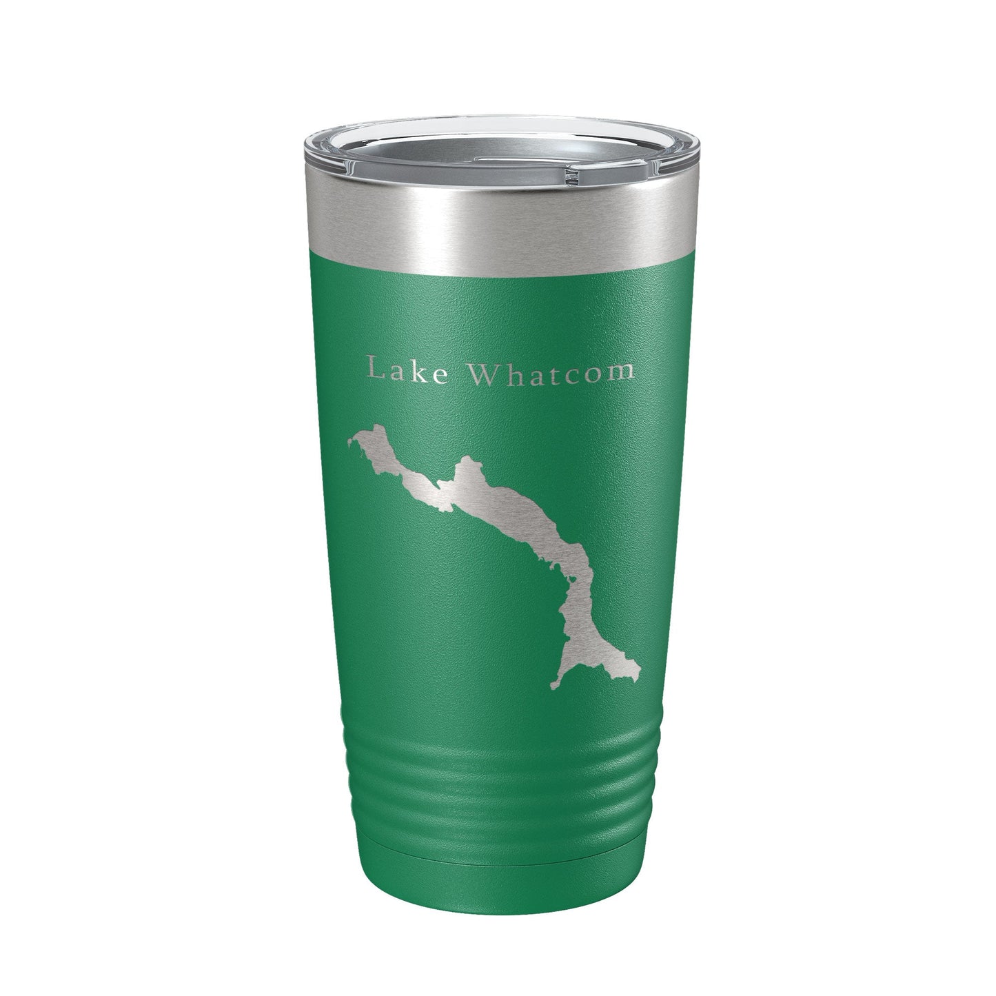 Lake Whatcom Map Tumbler Travel Mug Insulated Laser Engraved Coffee Cup Washington 20 oz-9