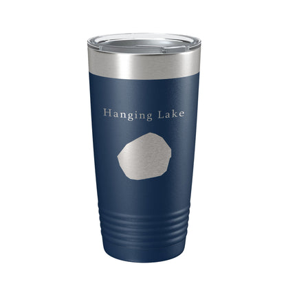 Hanging Lake Map Tumbler Travel Mug Insulated Laser Engraved Coffee Cup Colorado 20 oz-2