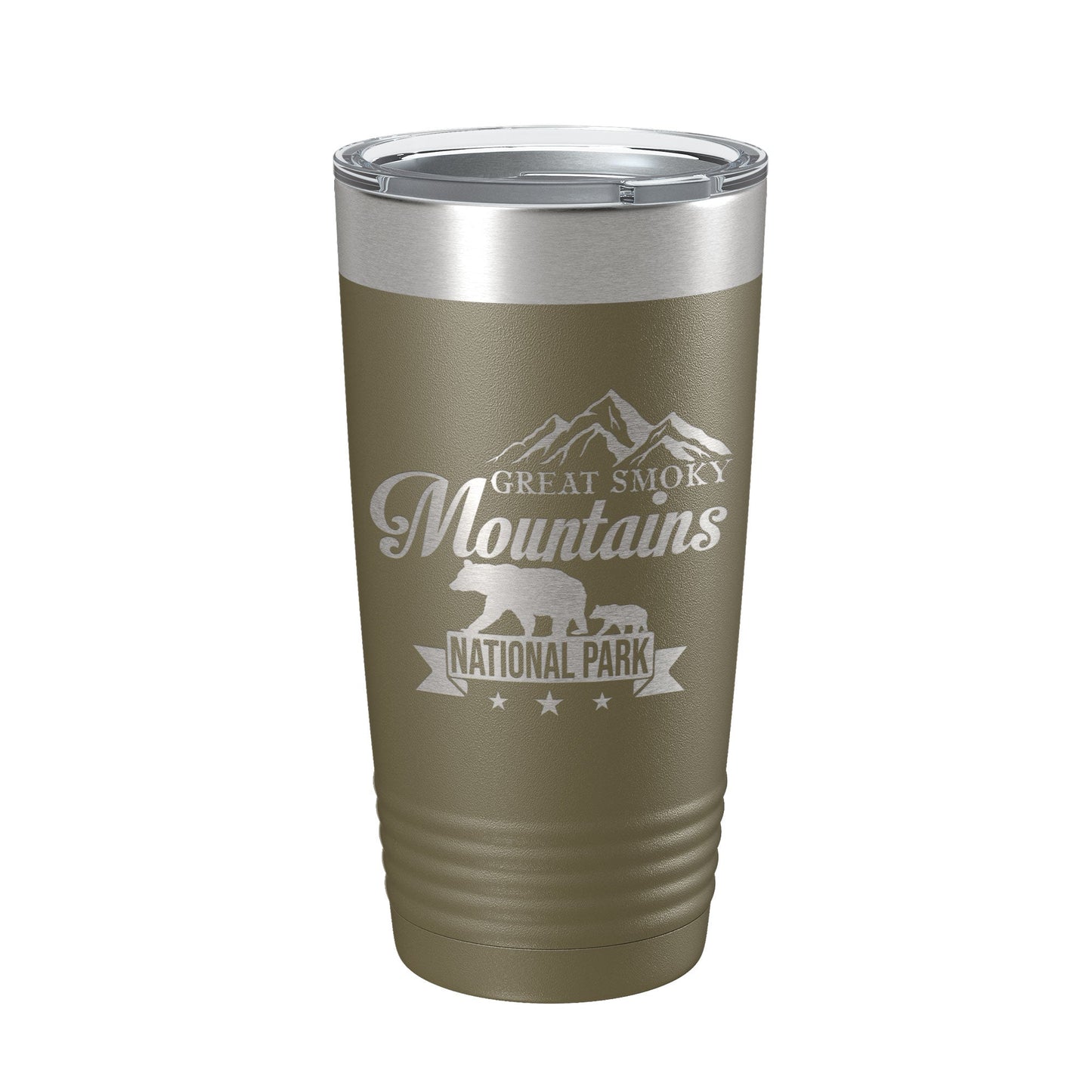 Great Smoky Mountains National Park Bear Tumbler GSMNP Travel Mug Gift Insulated Laser Engraved Coffee Cup 20 oz-21