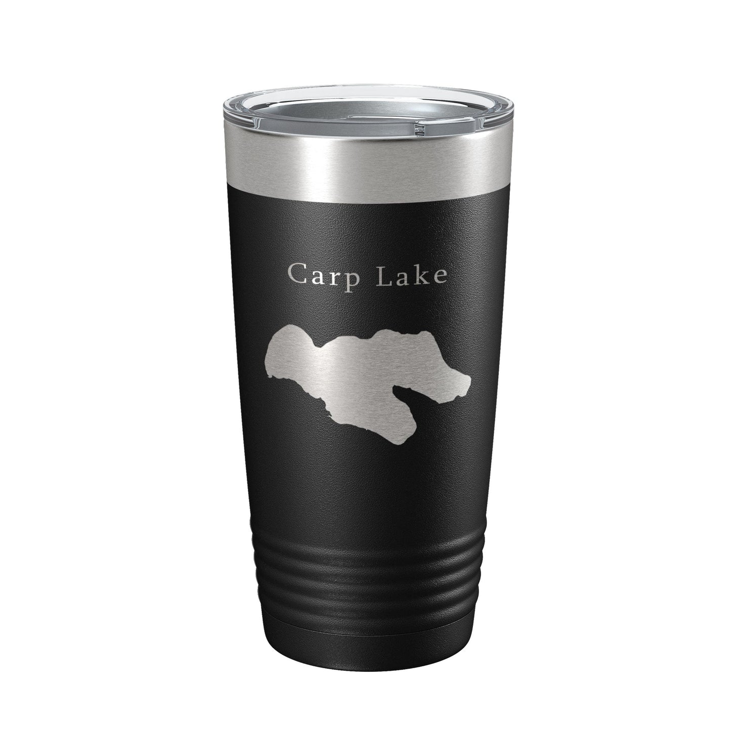 Carp Lake Map Tumbler Travel Mug Insulated Laser Engraved Coffee Cup Michigan 20 oz-5