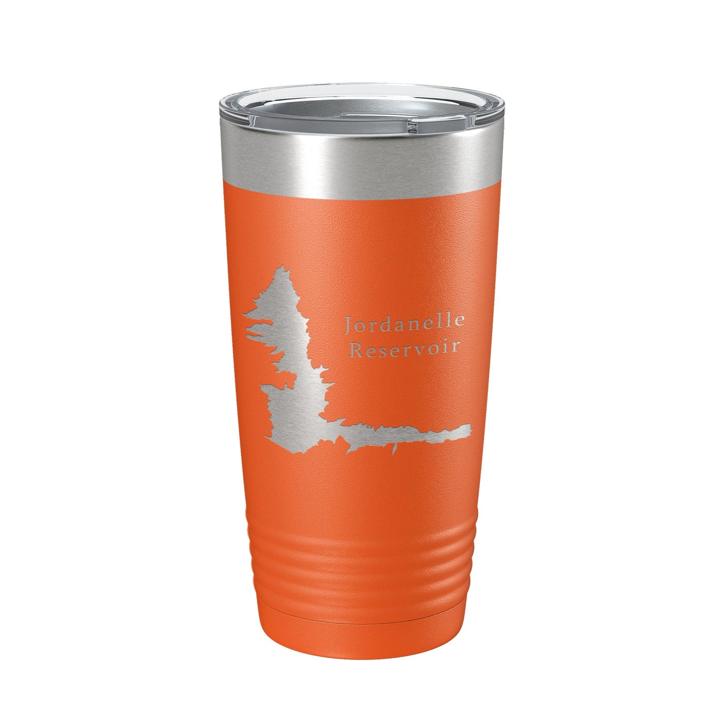 Jordanelle Reservoir Tumbler Lake Map Travel Mug Insulated Laser Engraved Coffee Cup Utah 20 oz-17