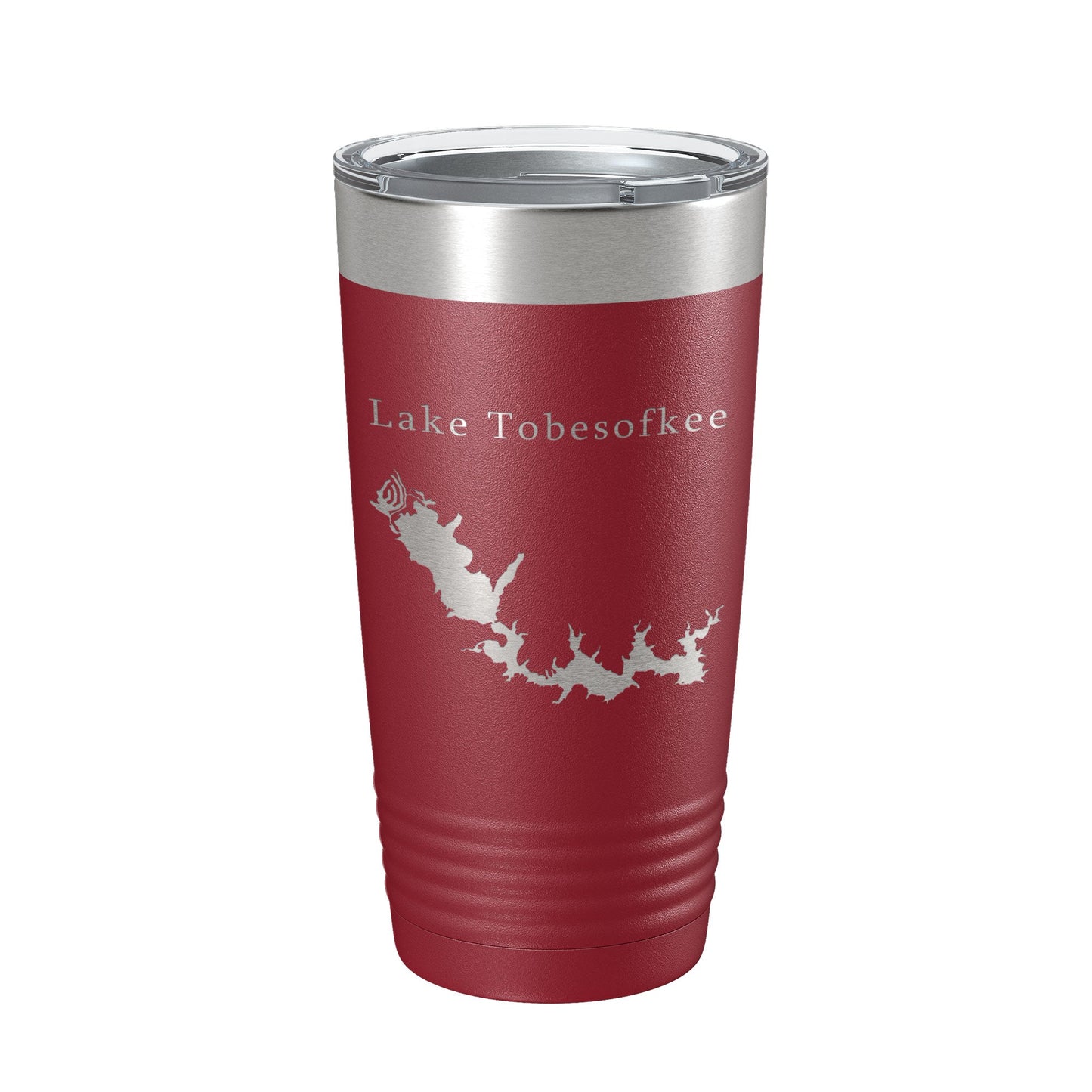 Lake Tobesofkee Map Tumbler Travel Mug Insulated Laser Engraved Coffee Cup Macon Georgia 20 oz-18