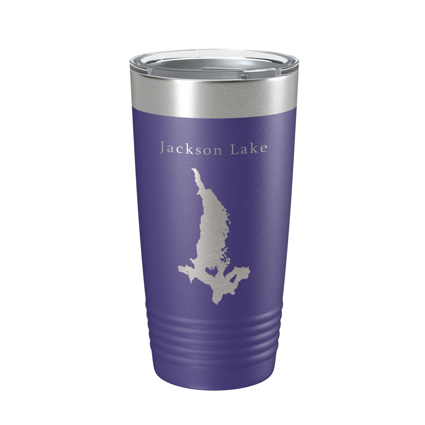 Jackson Lake Map Tumbler Travel Mug Insulated Laser Engraved Coffee Cup Grand Teton Wyoming 20 oz-15
