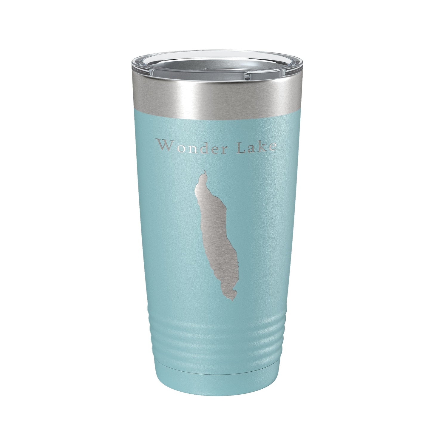Wonder Lake Map Tumbler Travel Mug Insulated Laser Engraved Coffee Cup Alaska 20 oz-13