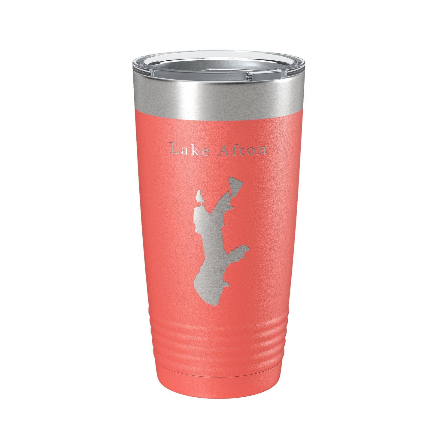 Lake Afton Map Tumbler Travel Mug Insulated Laser Engraved Coffee Cup Kansas 20 oz-20