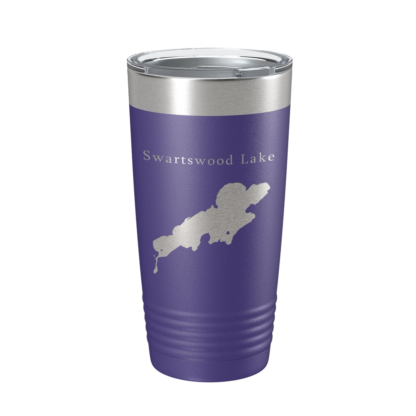 Swartswood Lake Map Tumbler Travel Mug Insulated Laser Engraved Coffee Cup New Jersey 20 oz-15