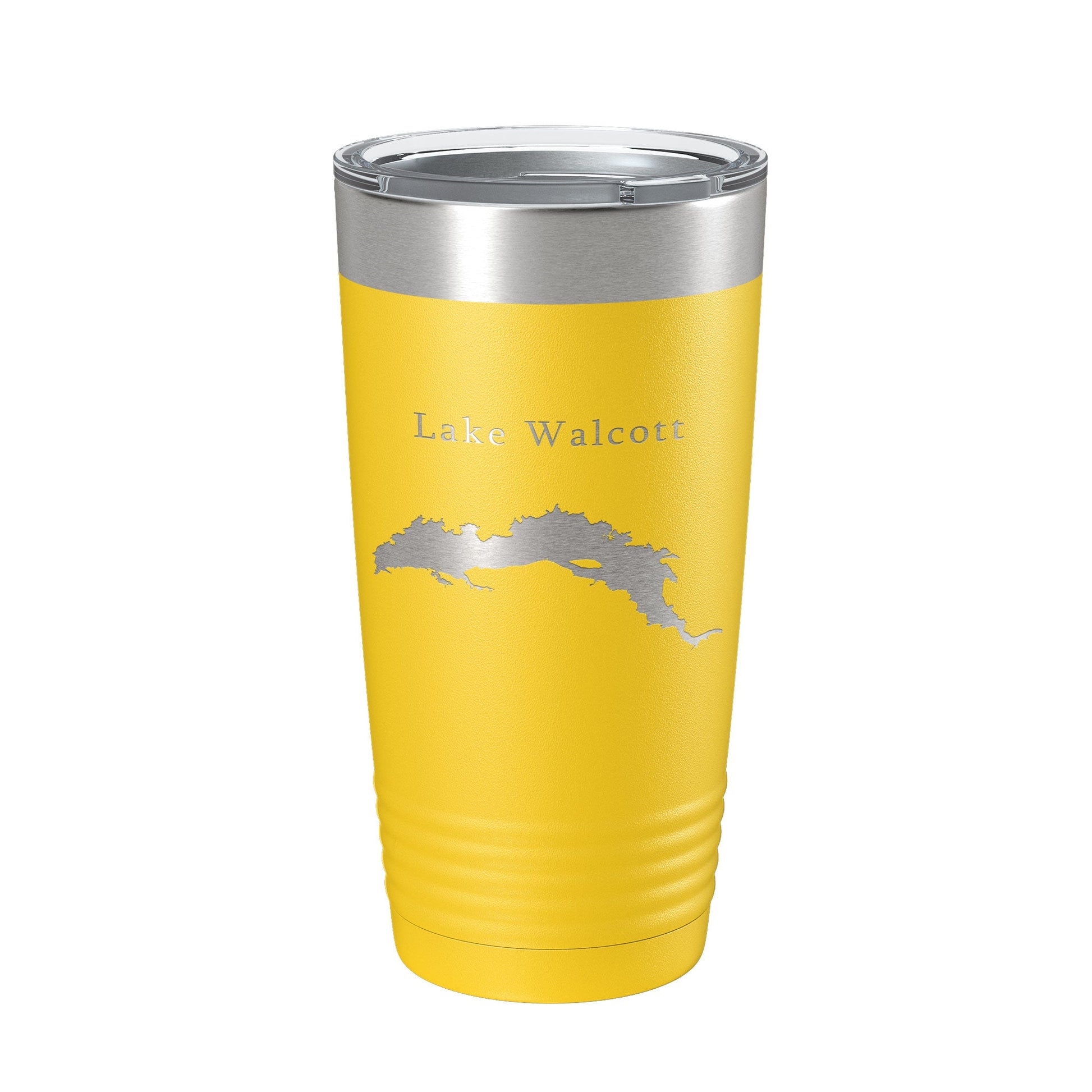 Lake Walcott Map Tumbler Travel Mug Insulated Laser Engraved Coffee Cup Idaho 20 oz-4