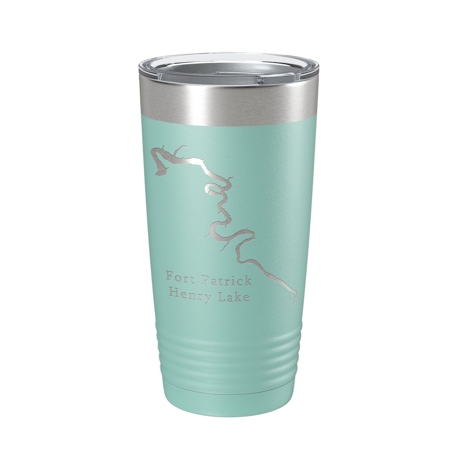 Fort Patrick Henry Lake Map Tumbler Travel Mug Insulated Laser Engraved Coffee Cup Tennessee 20 oz-12