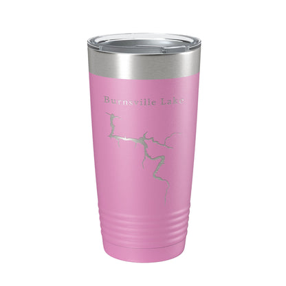 Burnsville Lake Map Tumbler Travel Mug Insulated Laser Engraved Coffee Cup West Virginia 20 oz-14