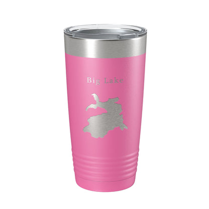 Big Lake Map Tumbler Travel Mug Insulated Laser Engraved Coffee Cup Arizona 20 oz-11