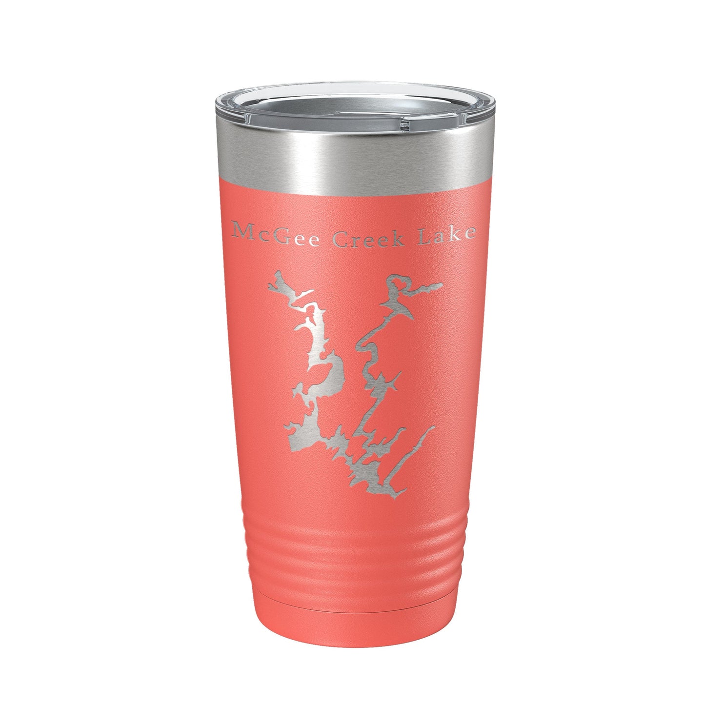 McGee Creek Lake Map Tumbler Travel Mug Insulated Laser Engraved Coffee Cup Oklahoma 20 oz-20