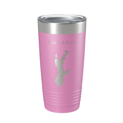 Lake Afton Map Tumbler Travel Mug Insulated Laser Engraved Coffee Cup Kansas 20 oz-14
