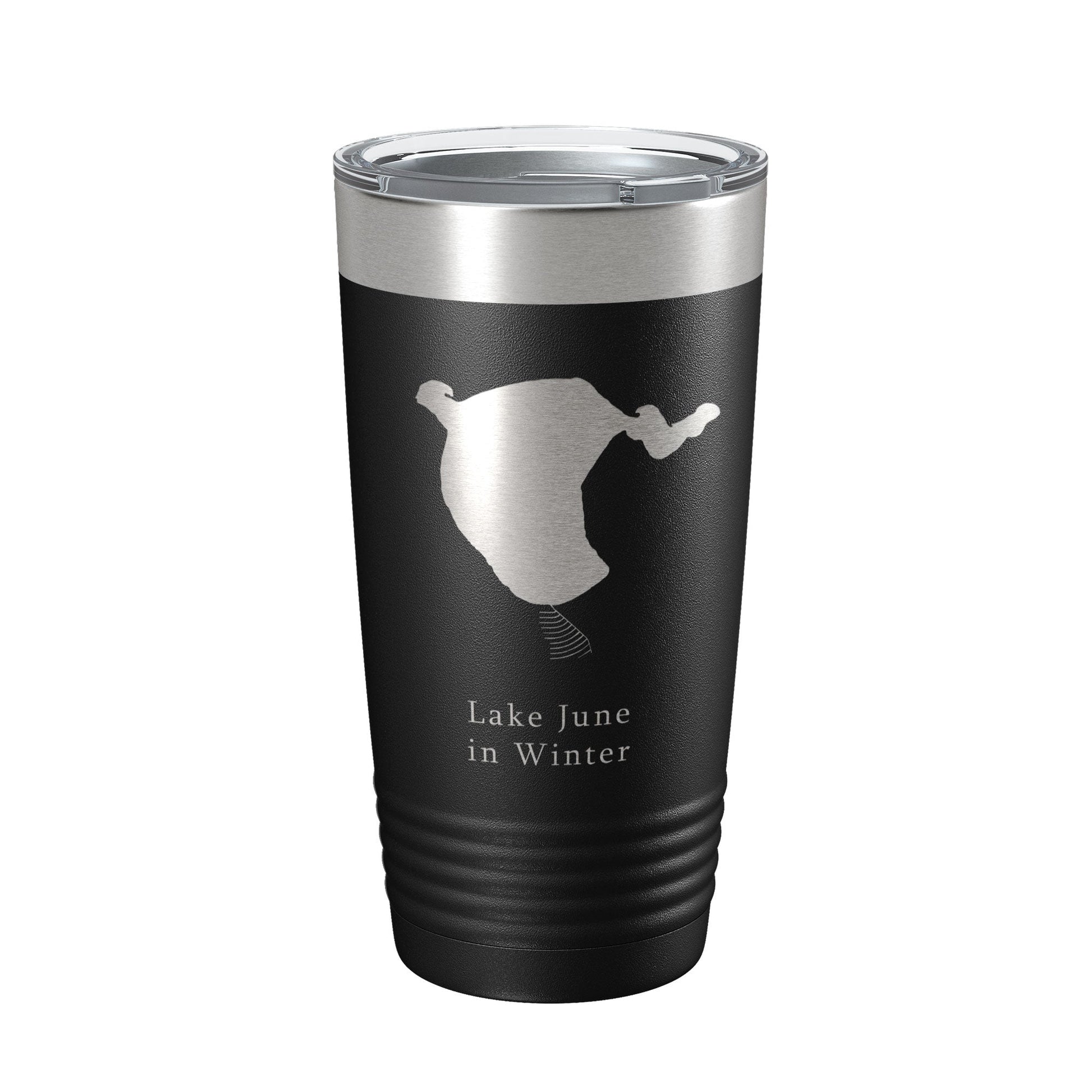 Lake June in Winter Map Tumbler Travel Mug Insulated Laser Engraved Coffee Cup Florida 20 oz-5