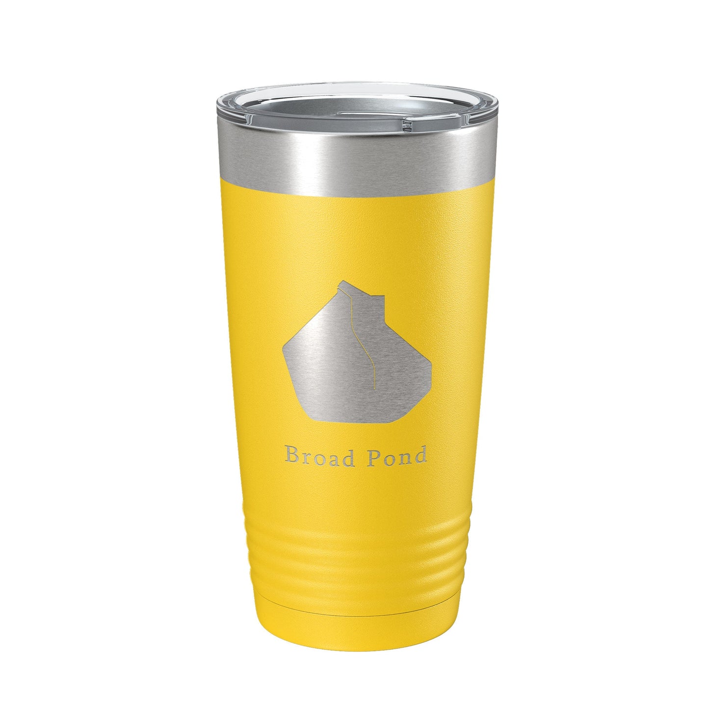 Broad Pond Tumbler Lake Map Travel Mug Insulated Laser Engraved Coffee Cup Indiana 20 oz-4