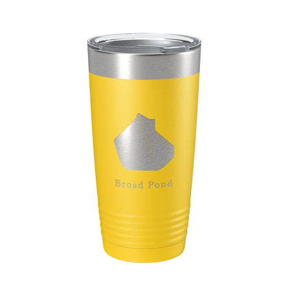 Broad Pond Tumbler Lake Map Travel Mug Insulated Laser Engraved Coffee Cup Indiana 20 oz-19