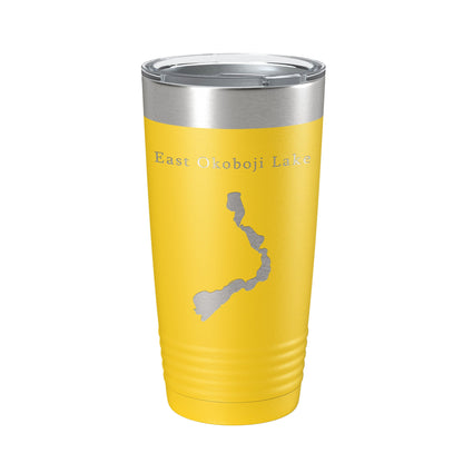 East Okoboji Lake Map Tumbler Travel Mug Insulated Laser Engraved Coffee Cup Iowa 20 oz-19