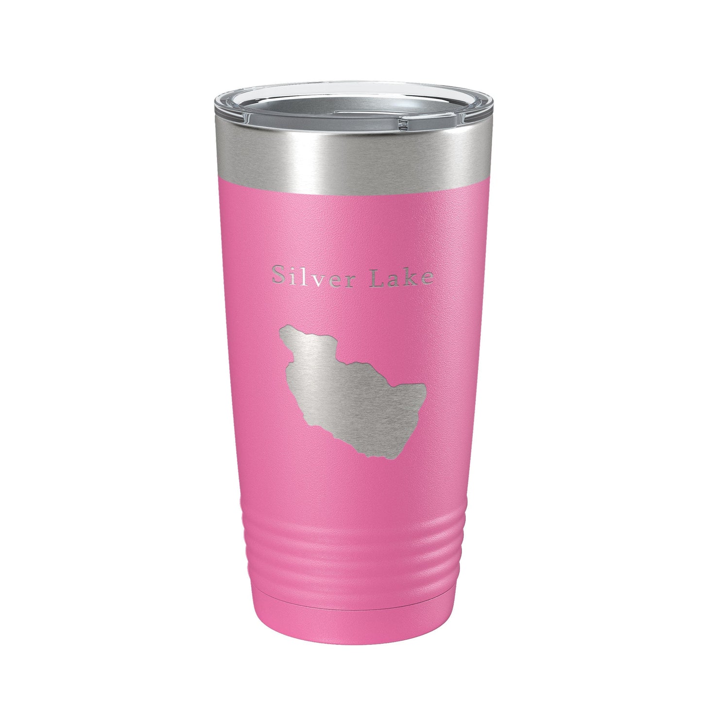 Silver Lake Map Tumbler Travel Mug Insulated Laser Engraved Coffee Cup Maine 20 oz-11