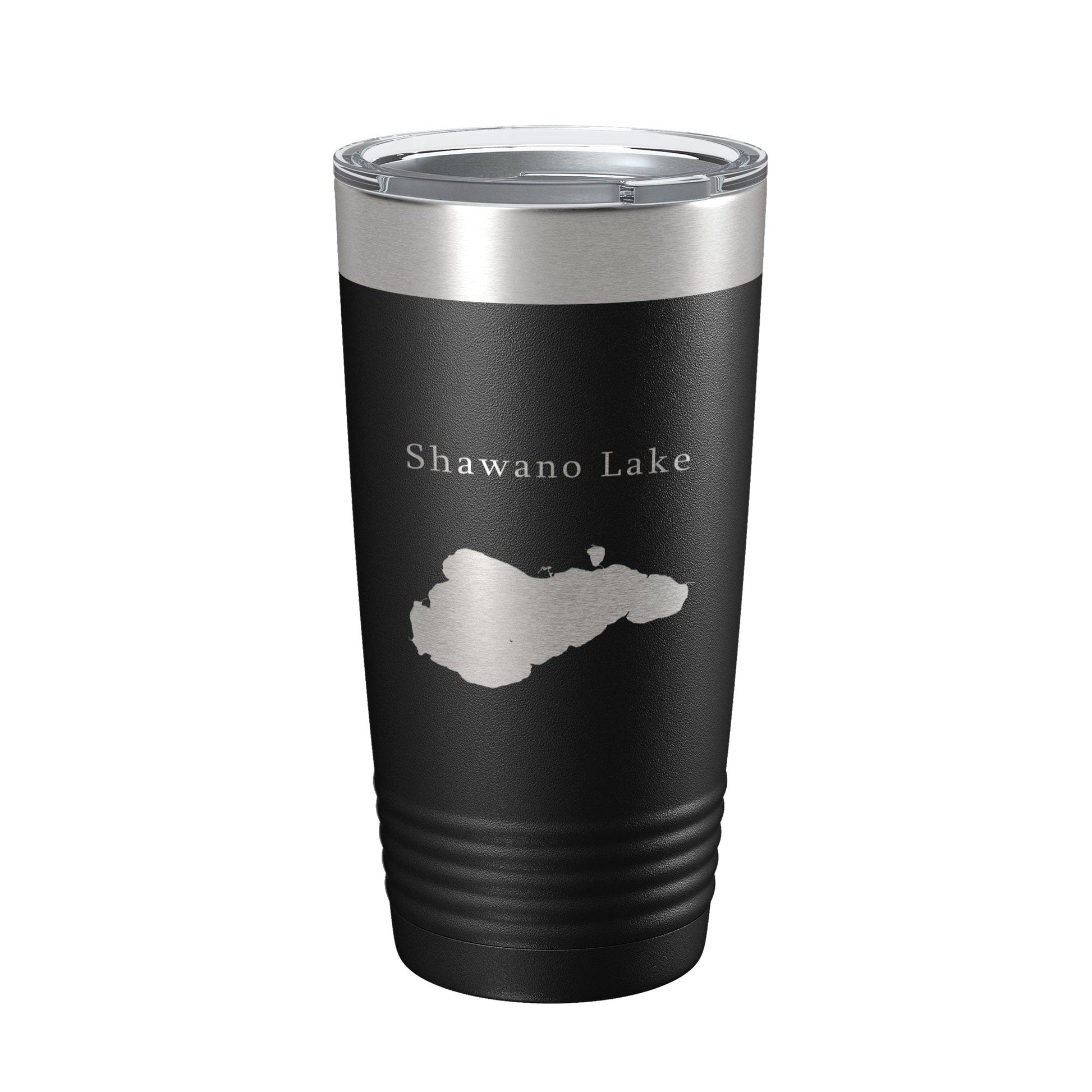 Shawano Lake Map Tumbler Travel Mug Insulated Laser Engraved Coffee Cup Wisconsin 20 oz-5