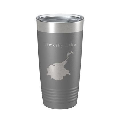 Timothy Lake Map Tumbler Travel Mug Insulated Laser Engraved Coffee Cup Oregon 20 oz-16