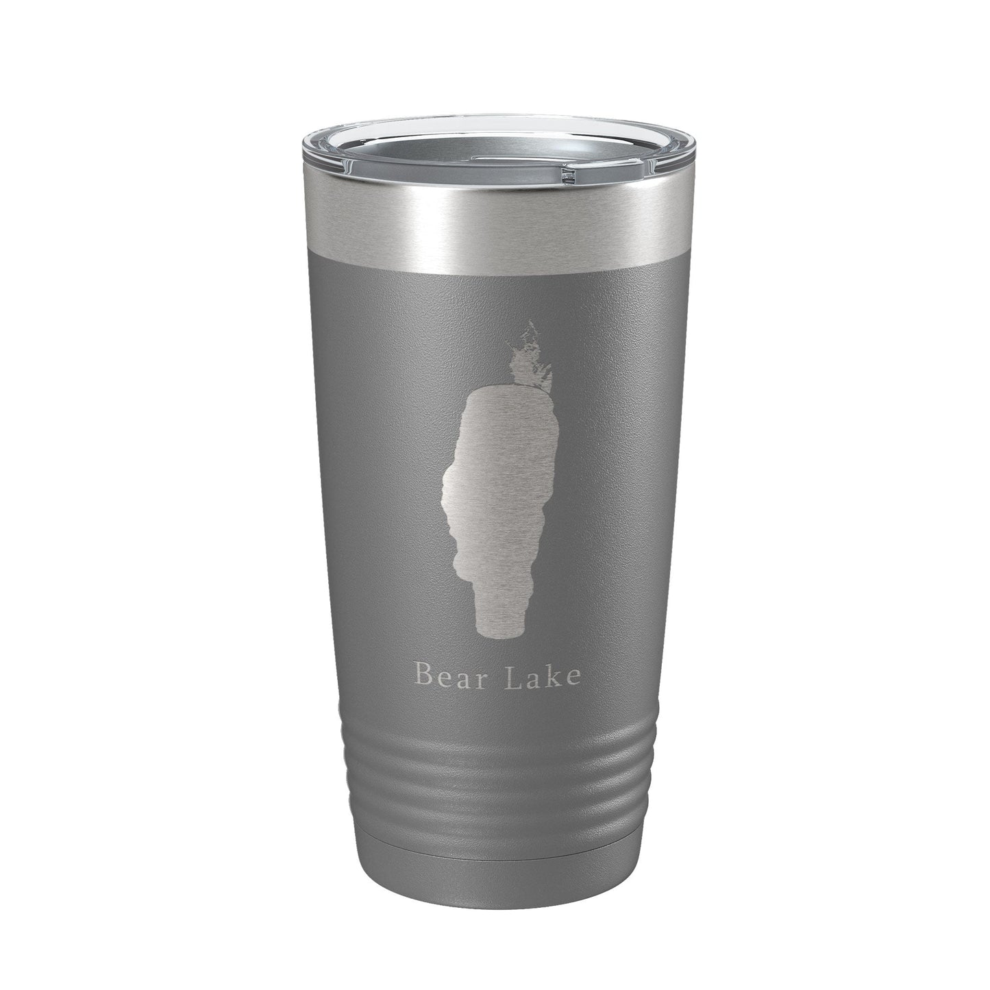 Bear & Mud Lakes Map Tumbler Travel Mug Insulated Laser Engraved Coffee Cup Idaho 20 oz-16