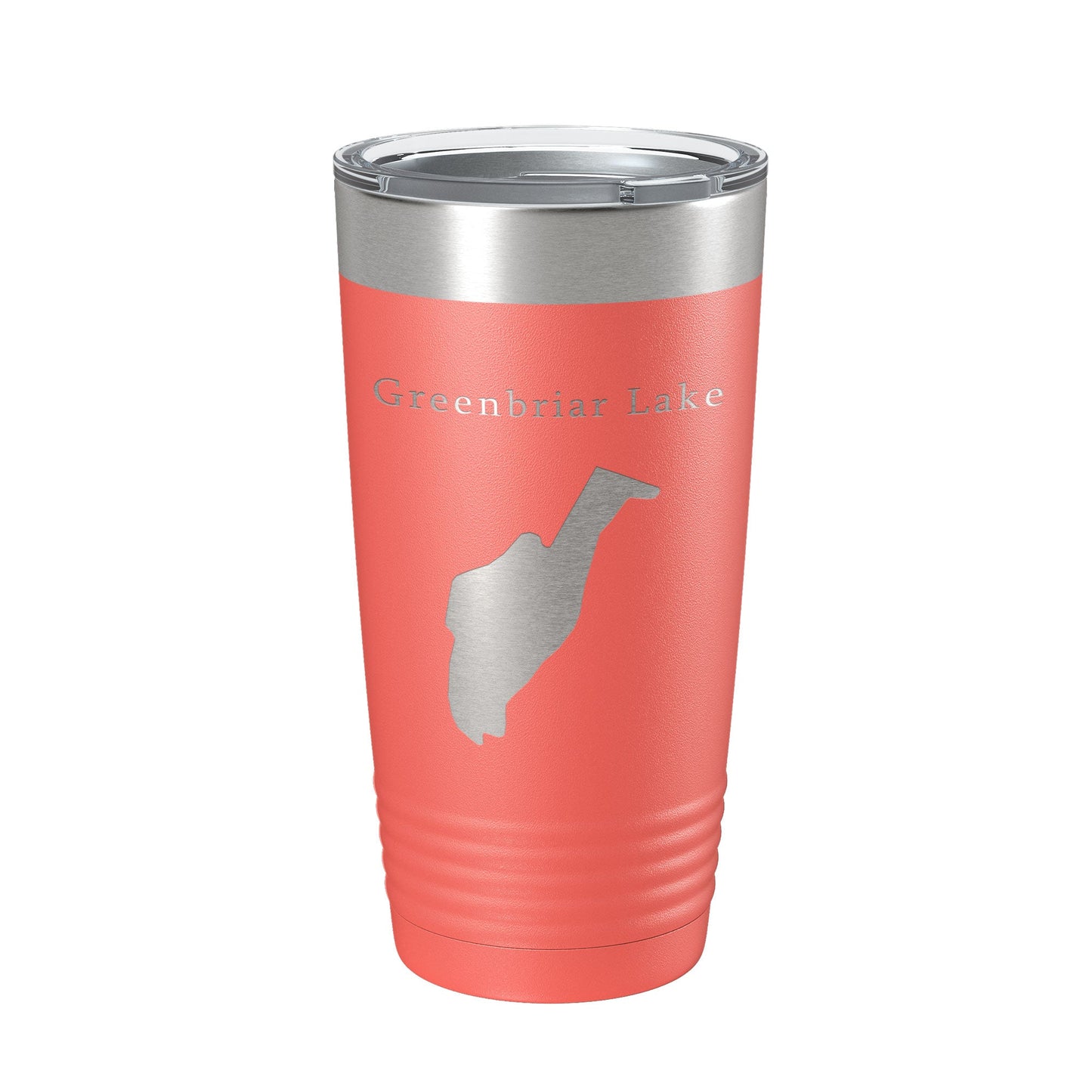 Greenbriar Lake Map Tumbler Travel Mug Insulated Laser Engraved Coffee Cup Maryland 20 oz-20