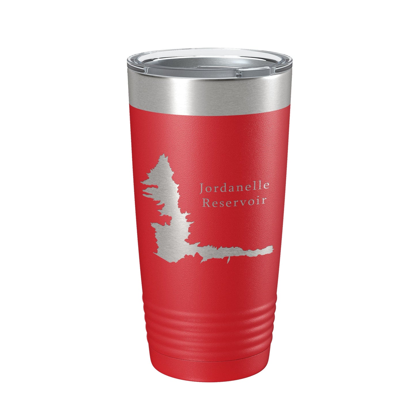 Jordanelle Reservoir Tumbler Lake Map Travel Mug Insulated Laser Engraved Coffee Cup Utah 20 oz-10