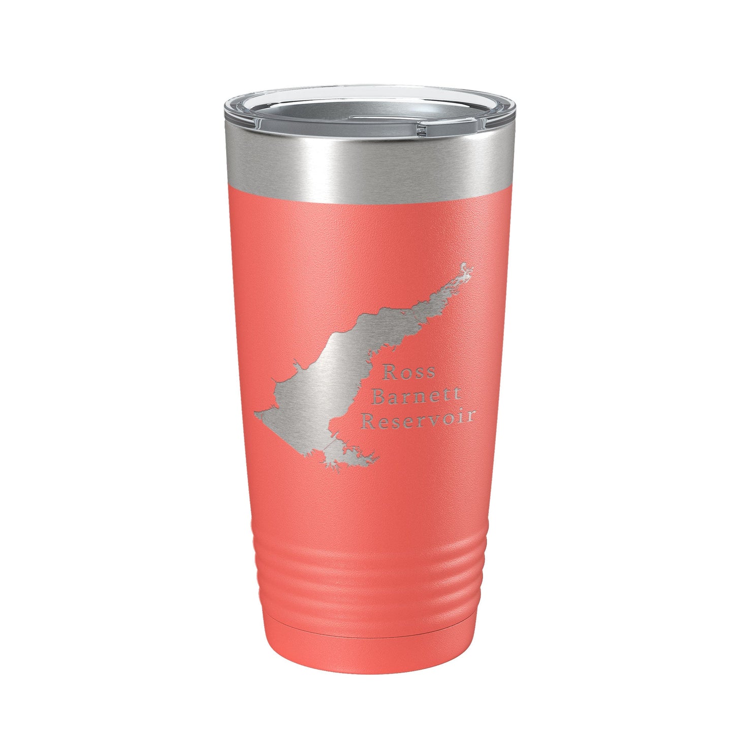 Ross R Barnett Reservoir The Rez Tumbler Lake Map Travel Mug Insulated Laser Engraved Coffee Cup Mississippi 20 oz-20