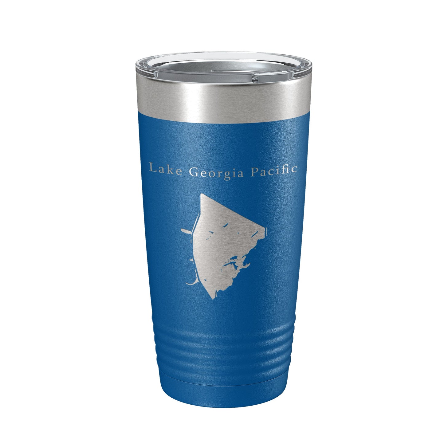 Lake Georgia Pacific Map Tumbler Travel Mug Insulated Laser Engraved Coffee Cup Arkansas 20 oz-6