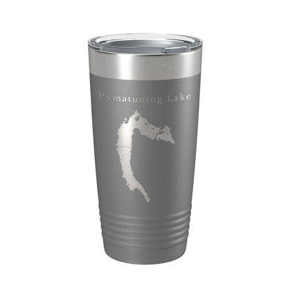 Pymatuning Lake Map Tumbler Travel Mug Insulated Laser Engraved Coffee Cup Ohio Pennsylvania 20 oz-16