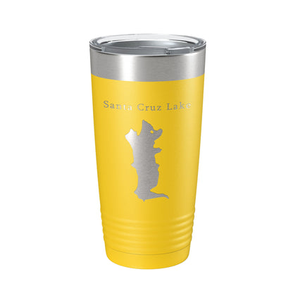 Santa Cruz Lake Map Tumbler Travel Mug Insulated Laser Engraved Coffee Cup New Mexico 20 oz-19